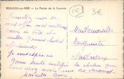 VINTAGE POSTCARD Beaulieu the Point of Fourmie