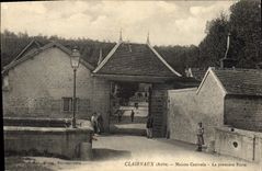 VINTAGE POSTCARD Clairvaux Central House the first door