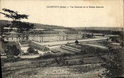 VINTAGE POSTCARD Clairvaux View of the central House prison