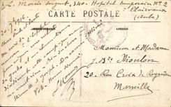 VINTAGE POSTCARD Clairvaux View of the central House prison