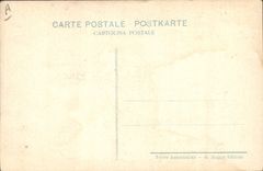 VINTAGE POSTCARD Volcan Torre annunziata Grande eruzione del Vesuvio 7th 8 Aprile 1906 Casa Rossi invasa paved washed fino Al 1e piano