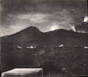 CPA Volcan Il Vesuvio di notte 1905