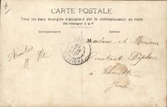 CARTE PHOTO Coiffeur Perruquier Pollin 