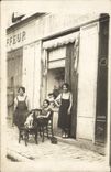 CARTE PHOTO Coiffeur Perruquier Chien 