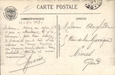 CPA Militaria Coiffeur Perruquier La vie sur le front Le salon de coiffure