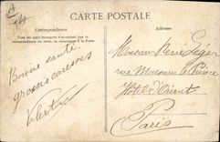 CPA Coiffeur Perruquier le barbier du village 