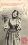 CPA Femme L'ail Folklore
