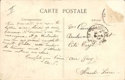 VINTAGE POSTCARD Woman garlic Folklore