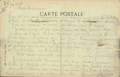 VINTAGE POSTCARD Militaria On the Military Marne Bakery