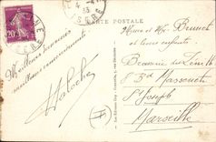 VINTAGE POSTCARD Winter sports Ski Springboard of jump