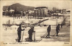 CPA Sports d'hiver Ski Villard de Lans en hiver Skieurs