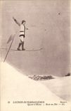 VINTAGE POSTCARD Winter sports Ski Luchon Superbagneres Ski-jump