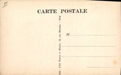 VINTAGE POSTCARD Winter sports Ski Peira Undermined Toboggan