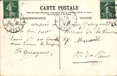 Deportes de invierno del esquí de los deportes de invierno de la POSTAL de la VENDIMIA en Dauphine en esquí que el Keller salta