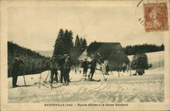 CPA Sports d'hiver Ski Hauteville Sports d'hiver a la ferme Guichard