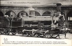 CPA Train Locomotive Machine 560