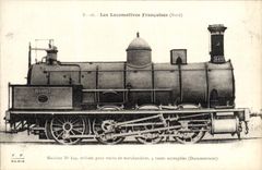 CPA Train Locomotive Machine 849 pour trains de marchandises 