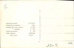 VINTAGE POSTCARD Train Engine Machine 120.794 of the old Company of the West