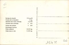 VINTAGE POSTCARD Train Engine Machine Cuts Wind 220.011