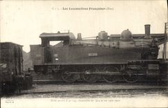 VINTAGE POSTCARD Train Engine Machine tender 40.039