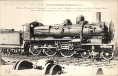 VINTAGE POSTCARD Train Engine Machine 230.609