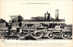 CPA Train Locomotive Machine 220 241