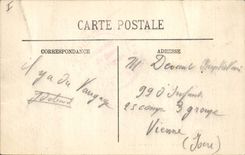 VINTAGE POSTCARD Marseilles Boat of sin at sea