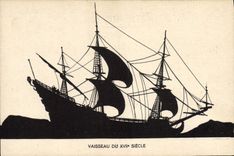 CPA Bateau voilier Vaisseau du 17eme