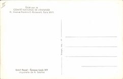 VINTAGE POSTCARD sailing Boat royal Sun Louis XIV