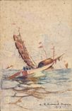 CPA Bateau Dumont Duparc Sampan de peche aux Iles Pescadores 