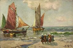 CPA Bateau Peche