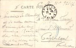 La POSTAL Militaria Chambéry de la VENDIMIA acuartela a infantería Lutzen Rivoli Sebastopol Génova de Curial