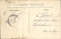 Districto de Militaria Orleans Duportail de la POSTAL de la VENDIMIA