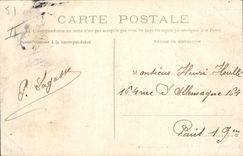 Las Red-redes de Militaria de la POSTAL de la VENDIMIA en el Marne acuartelan Chanzy 106eme de la línea