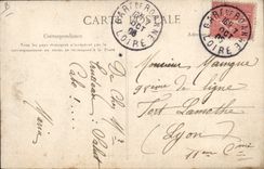 Placeres de Militaria de la POSTAL de la VENDIMIA del interior de los cuarteles de una comisaría de policías