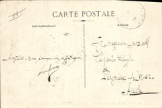 VINTAGE POSTCARD Bateau Operates embarquations launched