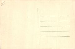 VINTAGE POSTCARD Boat Wake of the destroyer