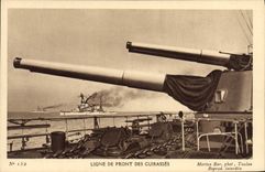 VINTAGE POSTCARD Boat Frontline of the cruirasses