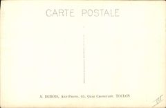 CPA Bateau x de guerre Toulon