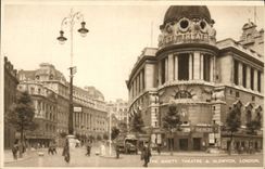 VINTAGE POSTCARD Theater The Gaiety theater & Aldwych London