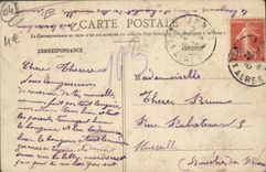 Puente San José y Pont histórico de Annot de la POSTAL de la VENDIMIA