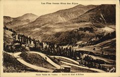 CPA Hate Vallee du Verdon Lacets du Col D'Allos