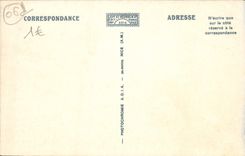 POSTAL Eze de la VENDIMIA el camino de la cornisa media y del cabo Ferrat