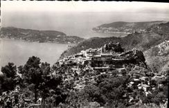 CPA Eze Le Nid d'Aigle Vue Generale Le Cap Ferrat