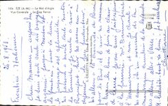 POSTAL Eze de la VENDIMIA la opinión de la aguilera el cabo Ferrat