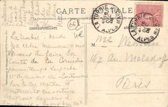 La POSTAL Eze de la VENDIMIA entra en el camino de los pinos de la cornisa