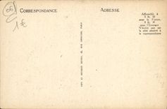 Catarata de Eze de la POSTAL de la VENDIMIA del lobo el camino debajo de las rocas