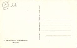 VINTAGE POSTCARD Falls Of the Wolf Panorama the Viaduct