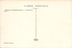 CPA Palais de Fontainebleau Pavillon de Sully 