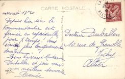 VINTAGE POSTCARD Moulins the malcoiffee Old castle of the Dukes of bourbon